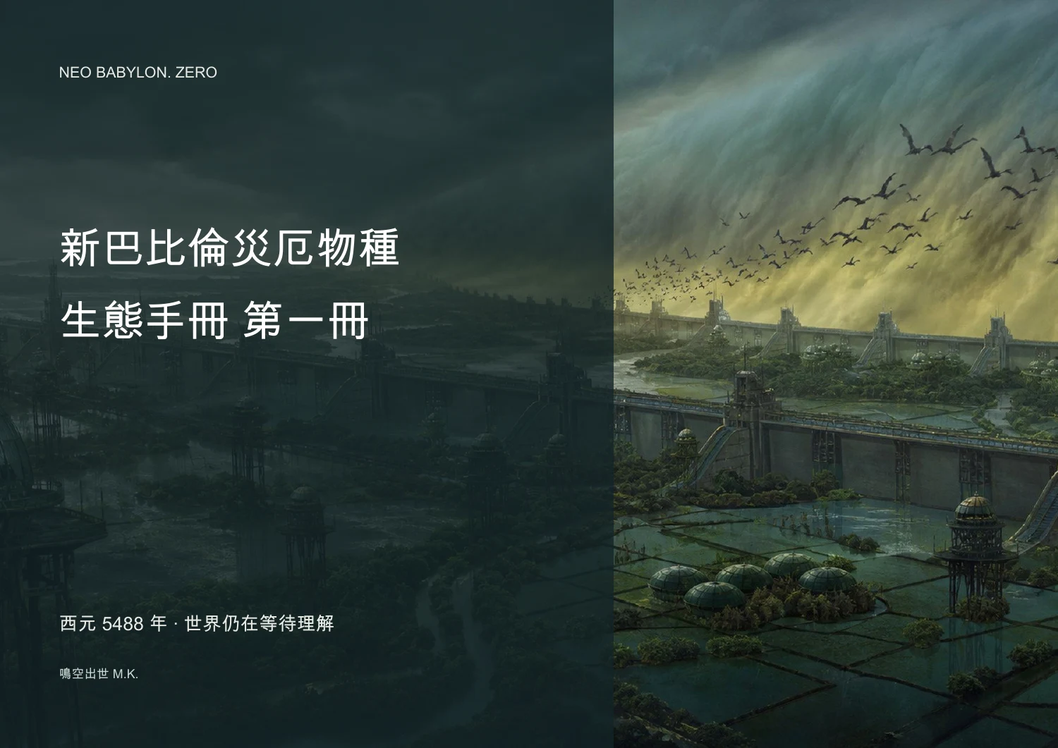 災厄物種生態手冊 第一冊 封面